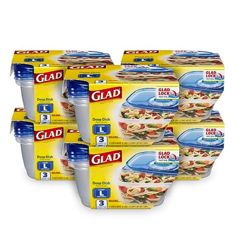 Food Storage Large - Ware Deep Dish Food Storage Containers