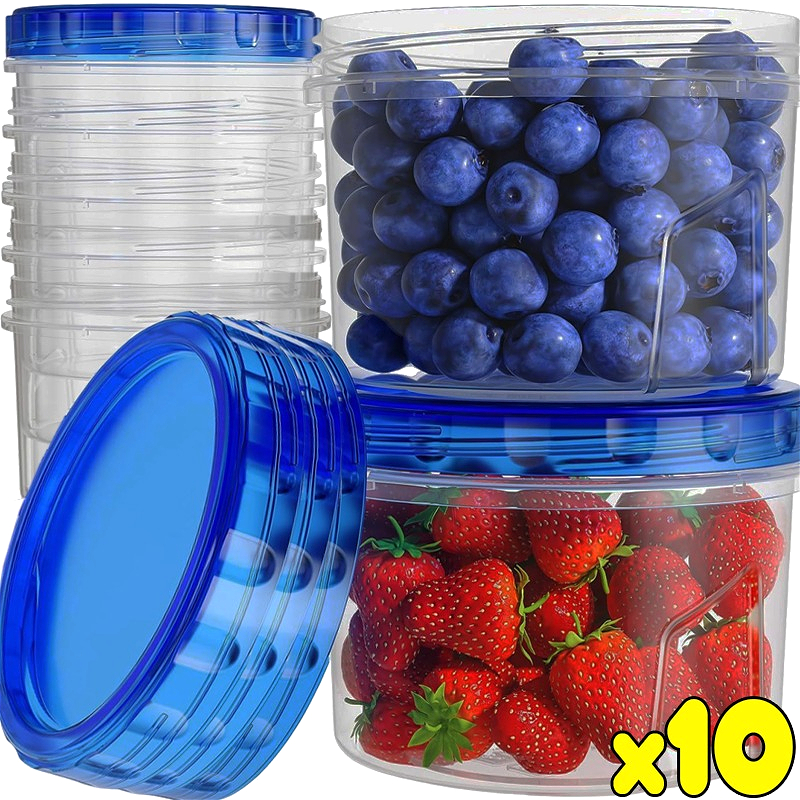 Food Storage Quart - 500ML Round Airtight Food Storage Boxes