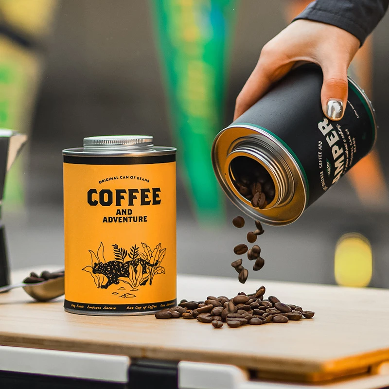 Food Storage Cupboard - 1pc coffee bean sealed storage can