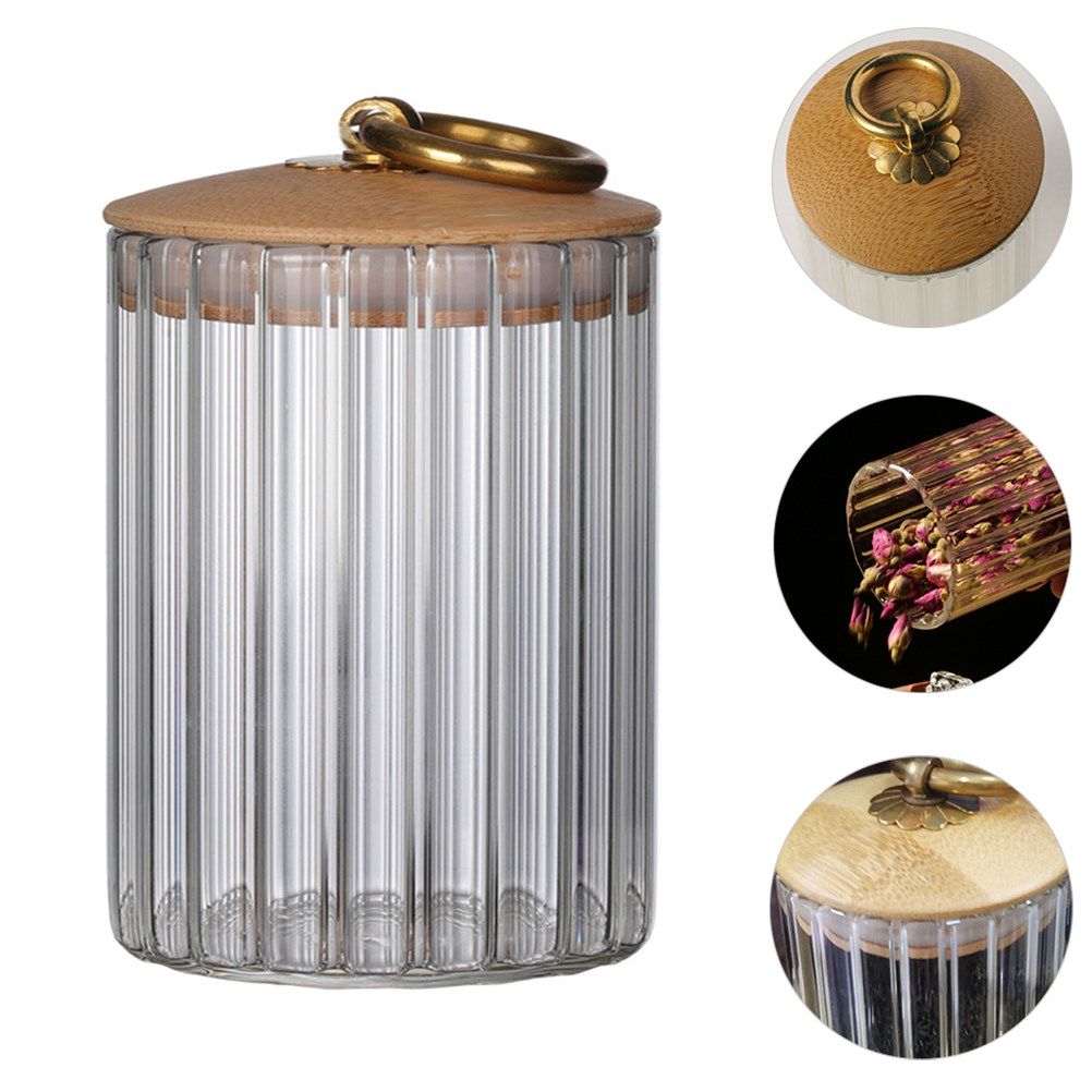 Food Storage Jars Plastic - Glass Storage Jars Airtight Tea Canister