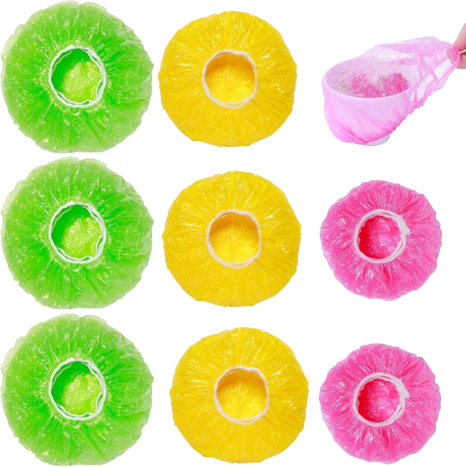 Food Storage Plastic Bag - Bowl Covers Plastic Elastic Wrap for