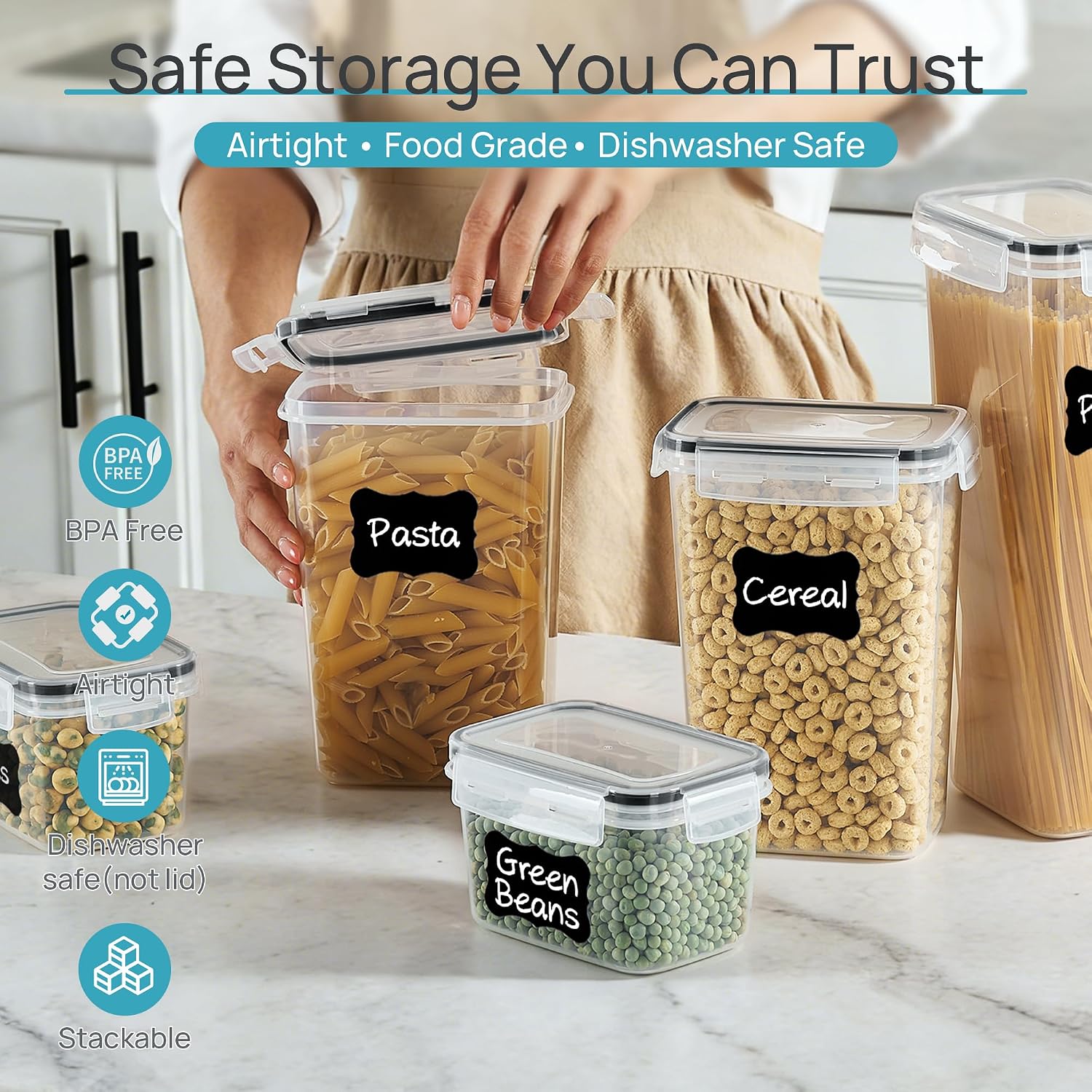 24 Pcs Airtight Food Storage C - огляд і ціна Food Storage Label