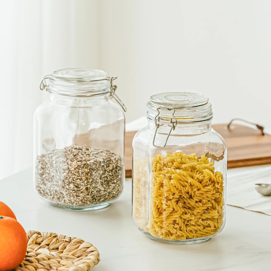 67 oz Glass Airtight Food Stor - огляд і ціна Food Storage Pantry