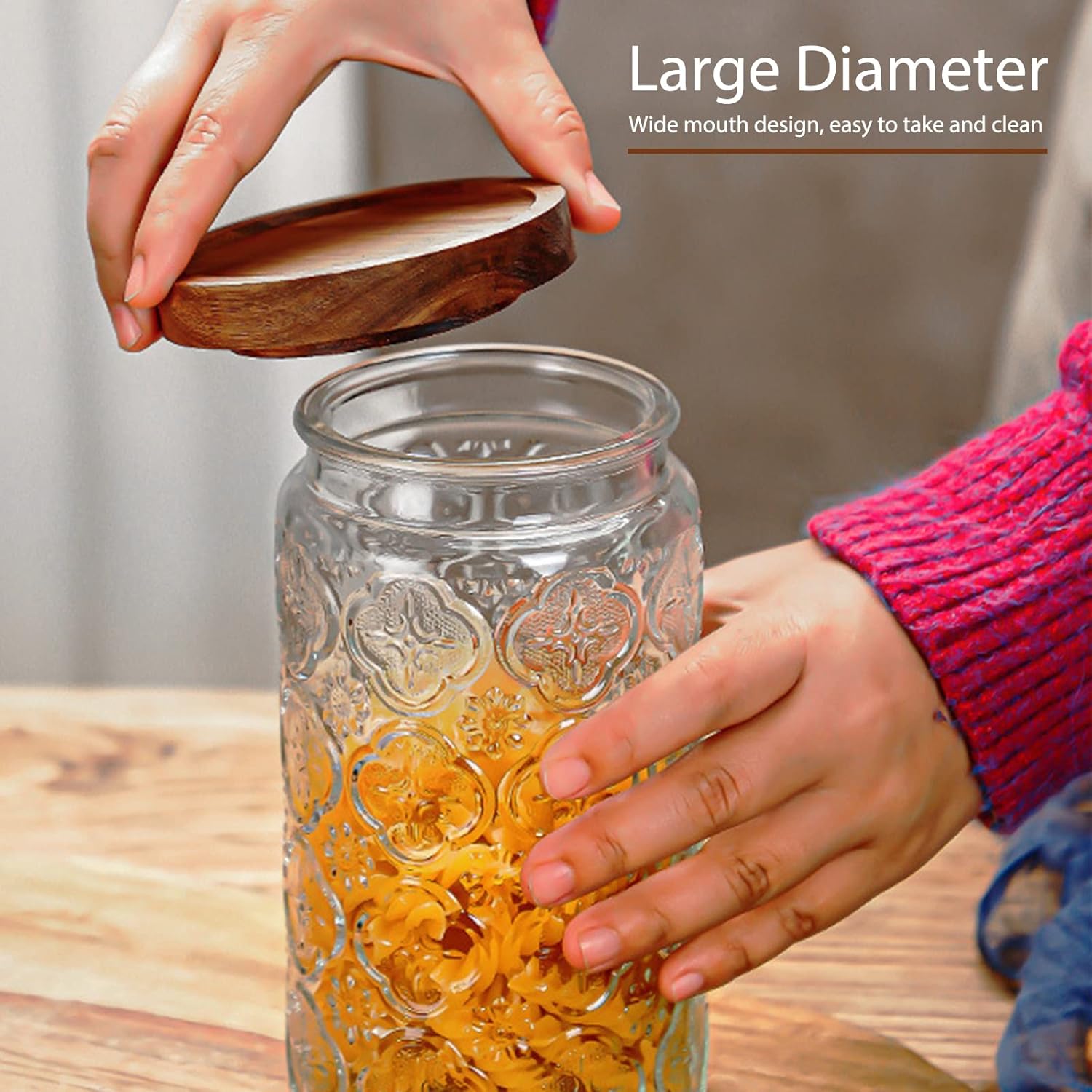 35oz/1000ml Glass Storage Jars - огляд і ціна Food Storage Jars & Containers