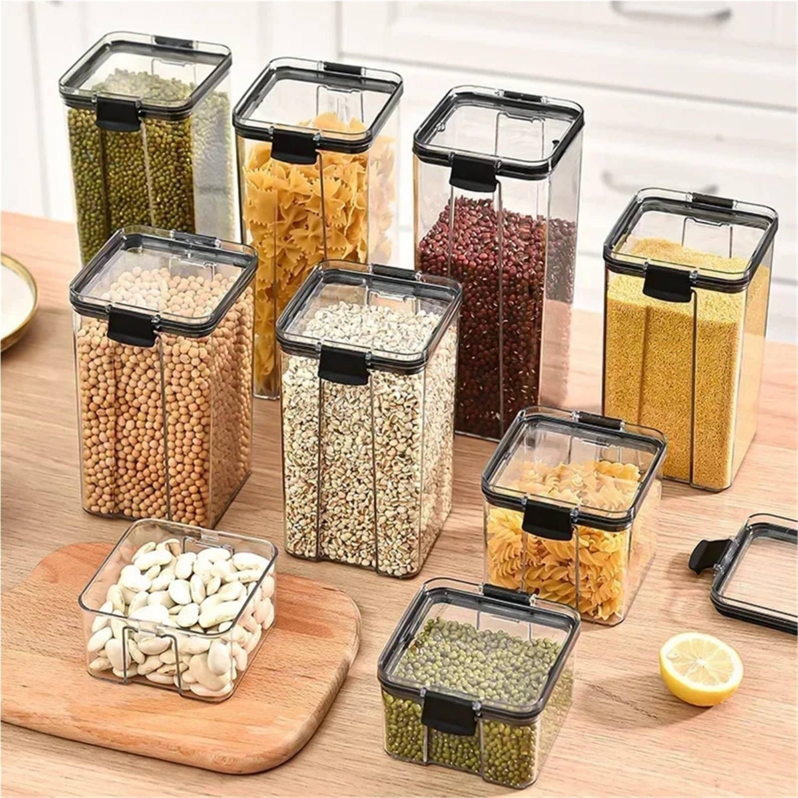 Airtight Food Storage Containe - огляд і ціна Food Storage Jars Plastic