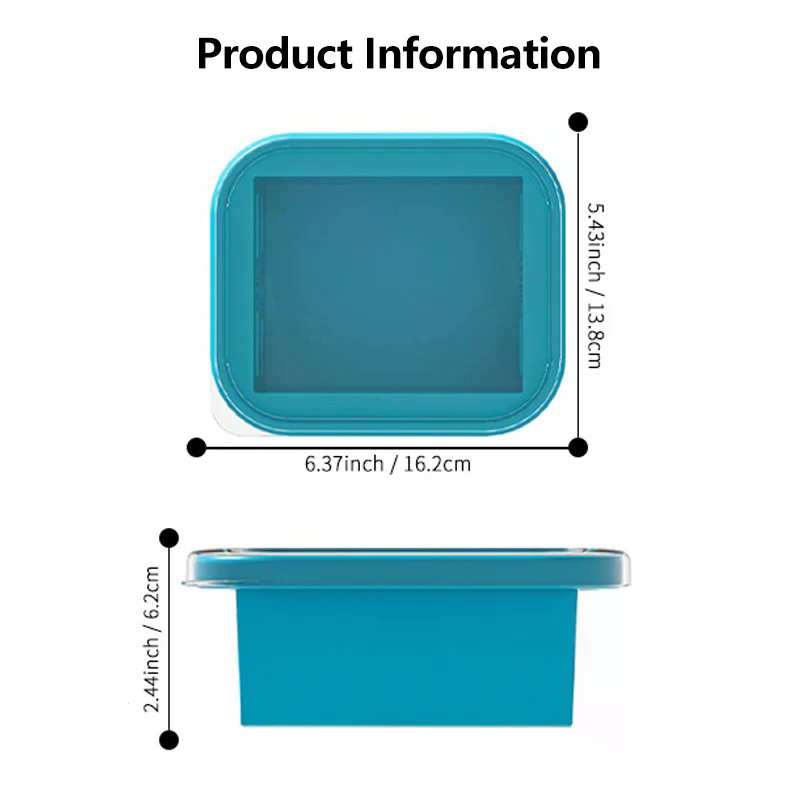 Silicone Freezing Tray With Pl - огляд і ціна Food Storage Stackable Containers