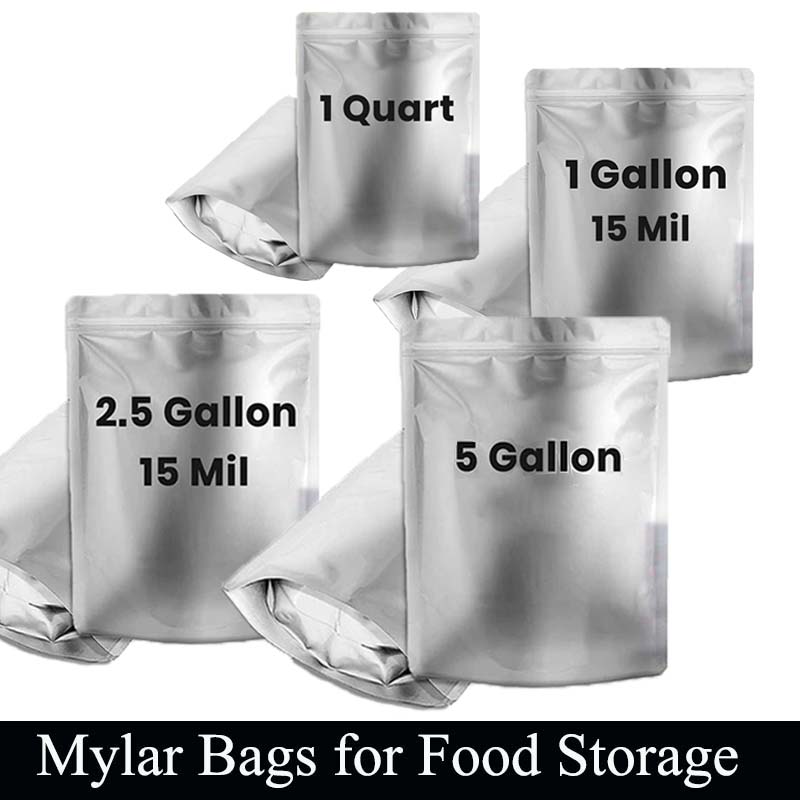 0.25/1/2.5/5 Gallon Mylar Bags - огляд і ціна Food Storage For Long Term
