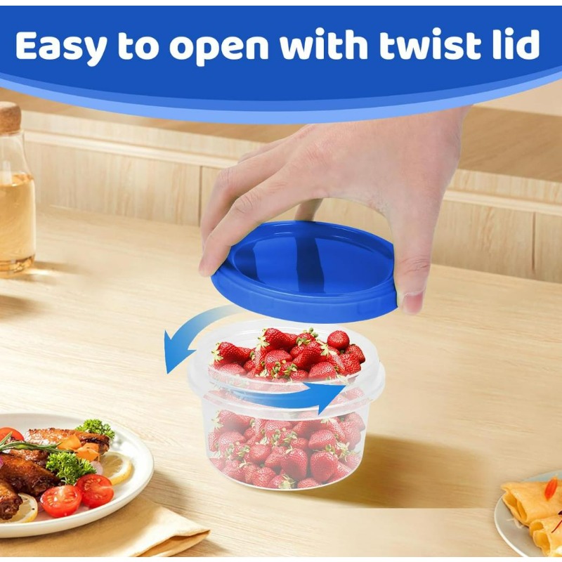 500ML Round Airtight Food Stor - огляд і ціна Food Storage Quart