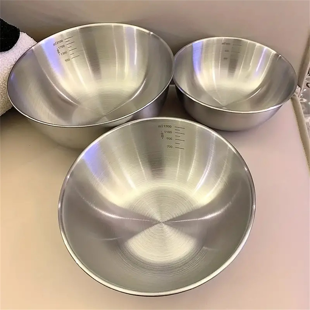 1-3 Stainless Steel Bowl Set w - огляд і ціна Food Storage Large