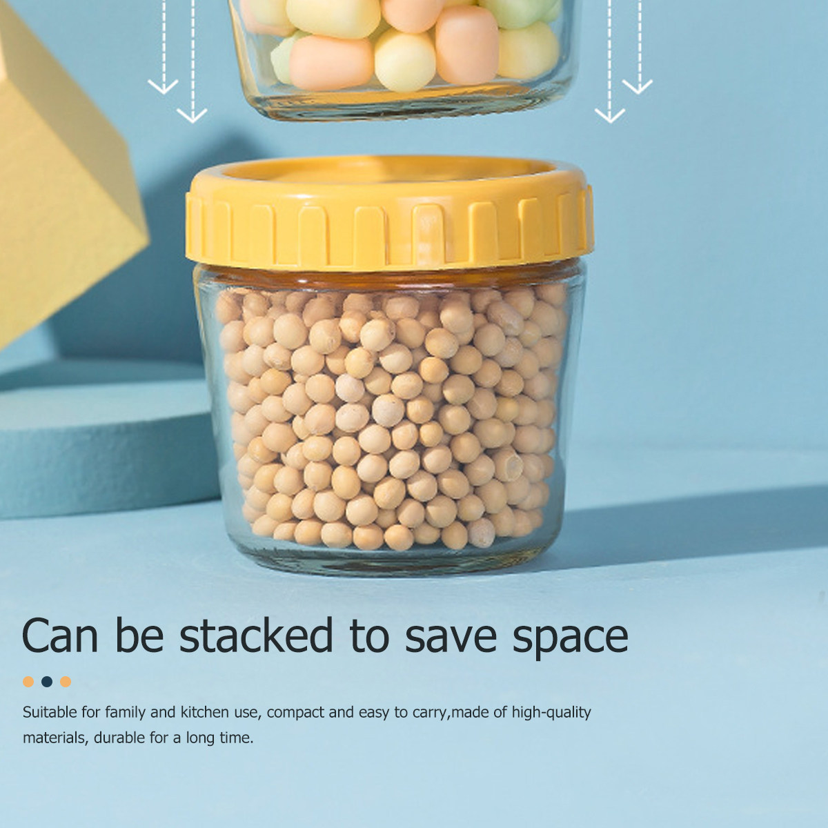 1Set Sealed Glass Food Storage - огляд і ціна Food Storage Jars & Containers