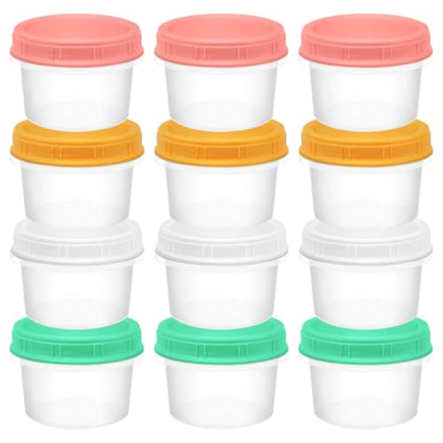 12 Pack Freezer Containers wit - огляд і ціна Food Storage Stackable Containers