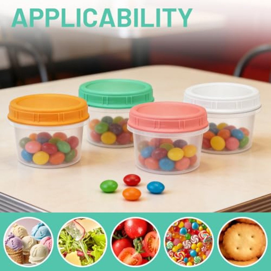 12 Pack Freezer Containers wit - огляд і ціна Food Storage Stackable Containers