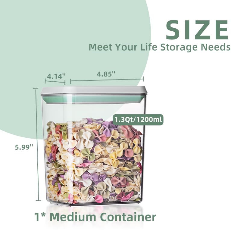 Ankou 3Pcs 1.2L Pop Airtight F - огляд і ціна Food Storage Containers Set