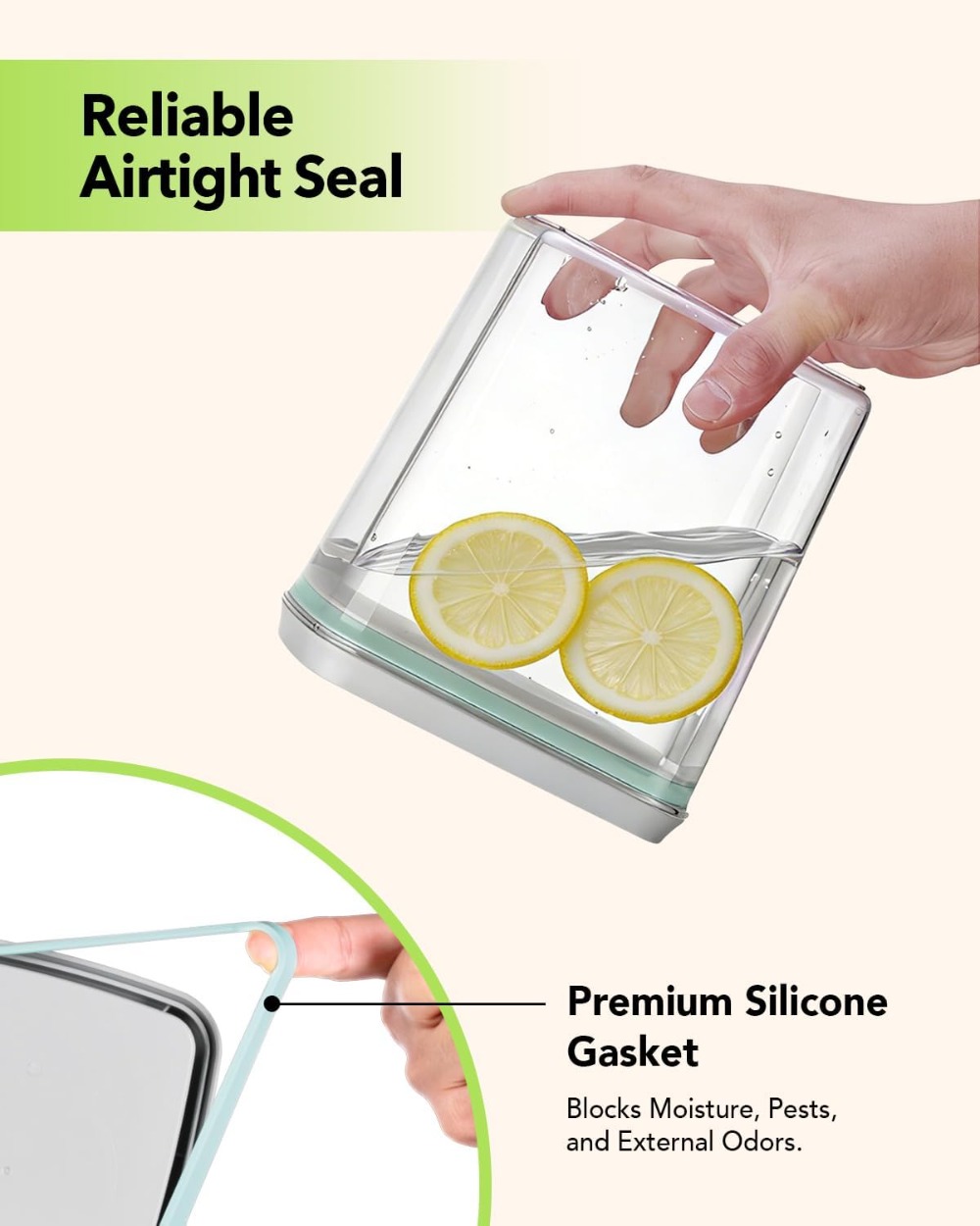 Airtight Food Storage Containe - огляд і ціна Food Storage Stackable Containers