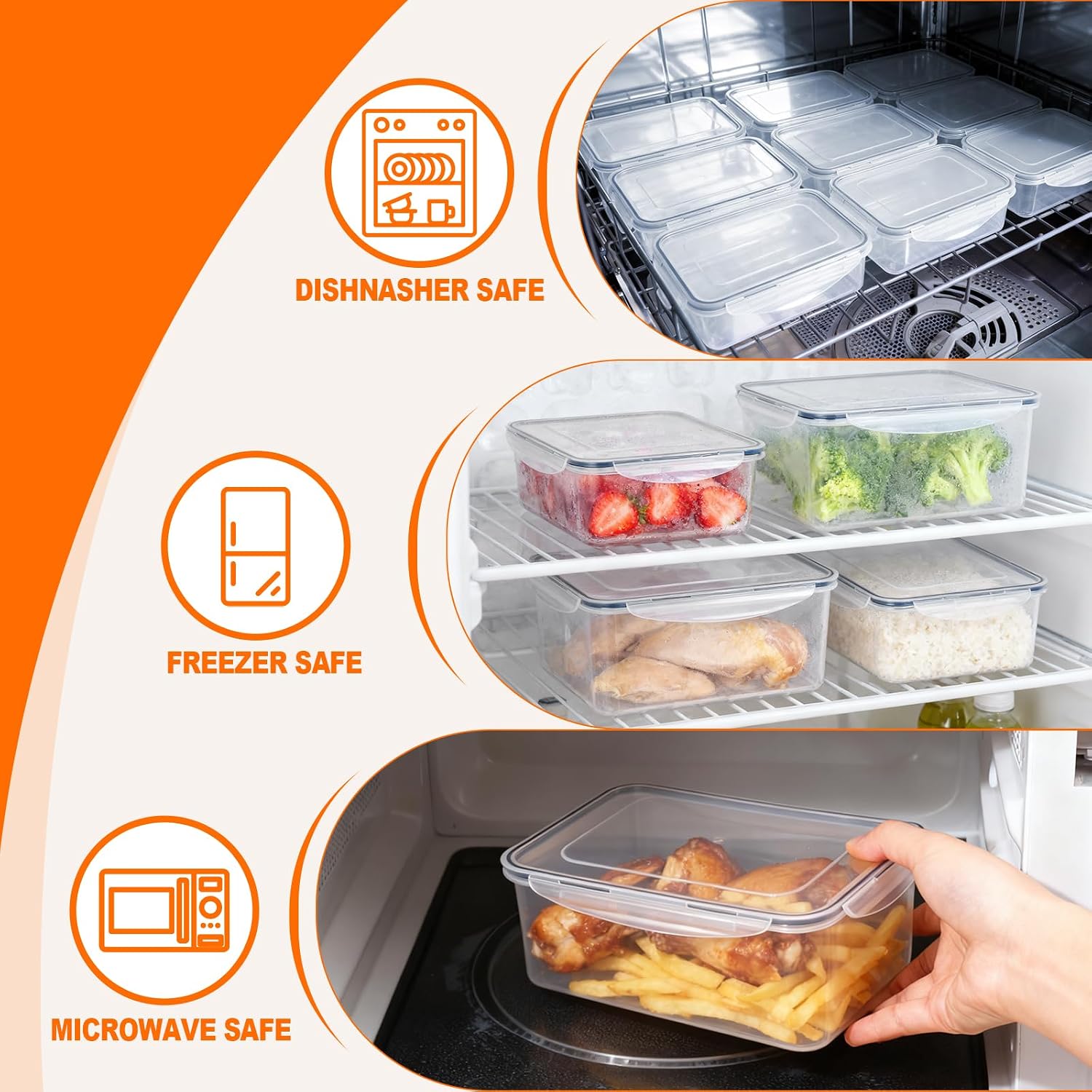 36 Piece Airtight Food Storage - огляд і ціна Food Storage Stackable Containers