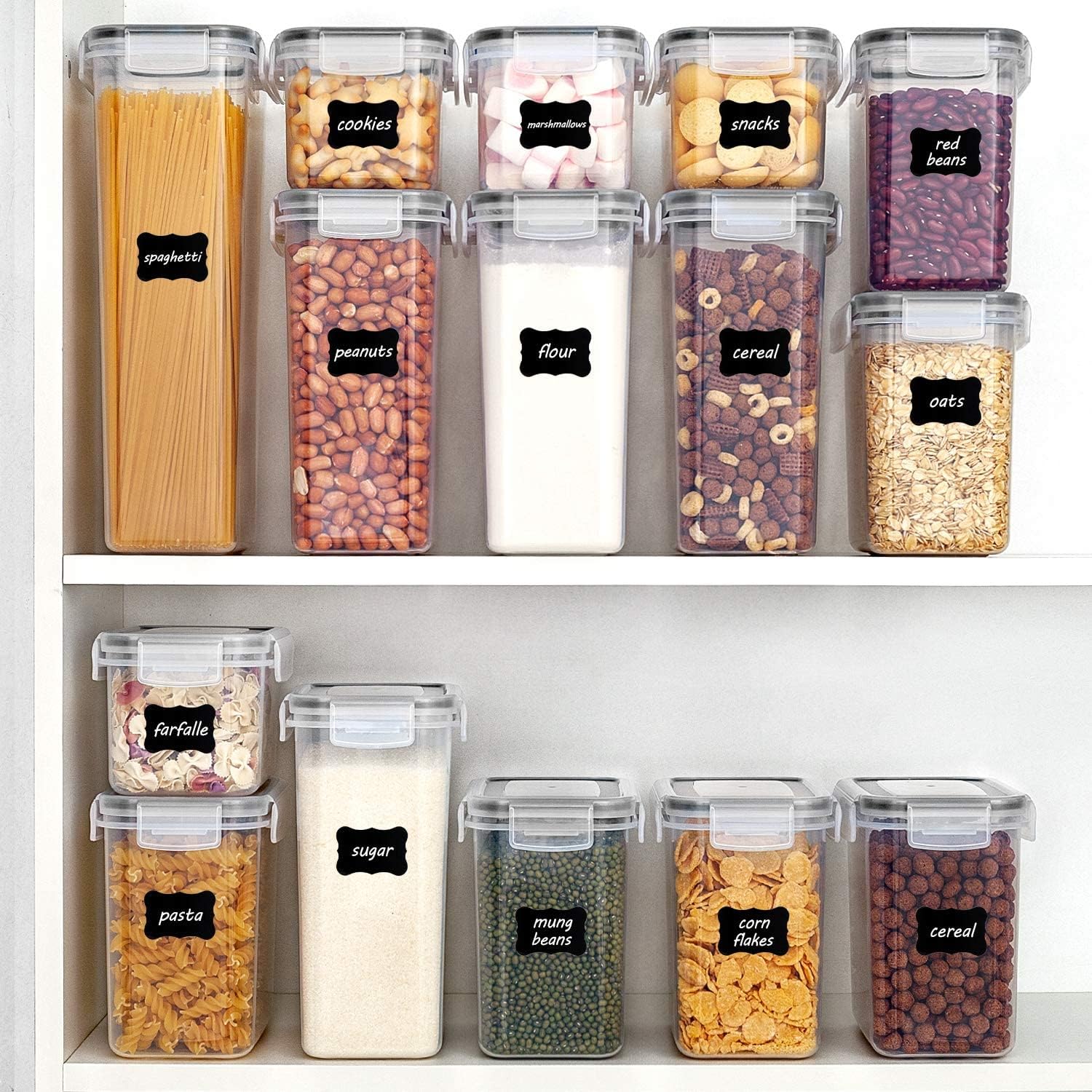 32pcs Airtight Food Storage Co - огляд і ціна Food Storage Label