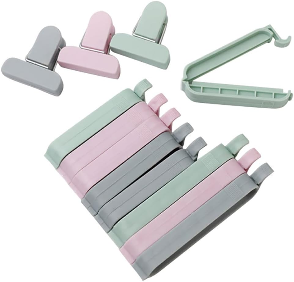 12pcs Plastic Bag Clips Sealin - огляд і ціна Food Storage Plastic Bag