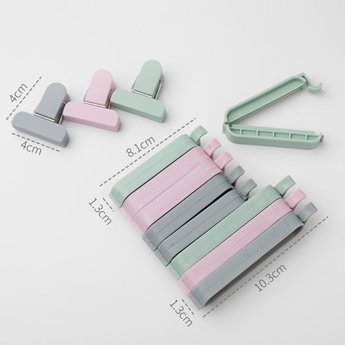 12pcs Plastic Bag Clips Sealin - огляд і ціна Food Storage Plastic Bag