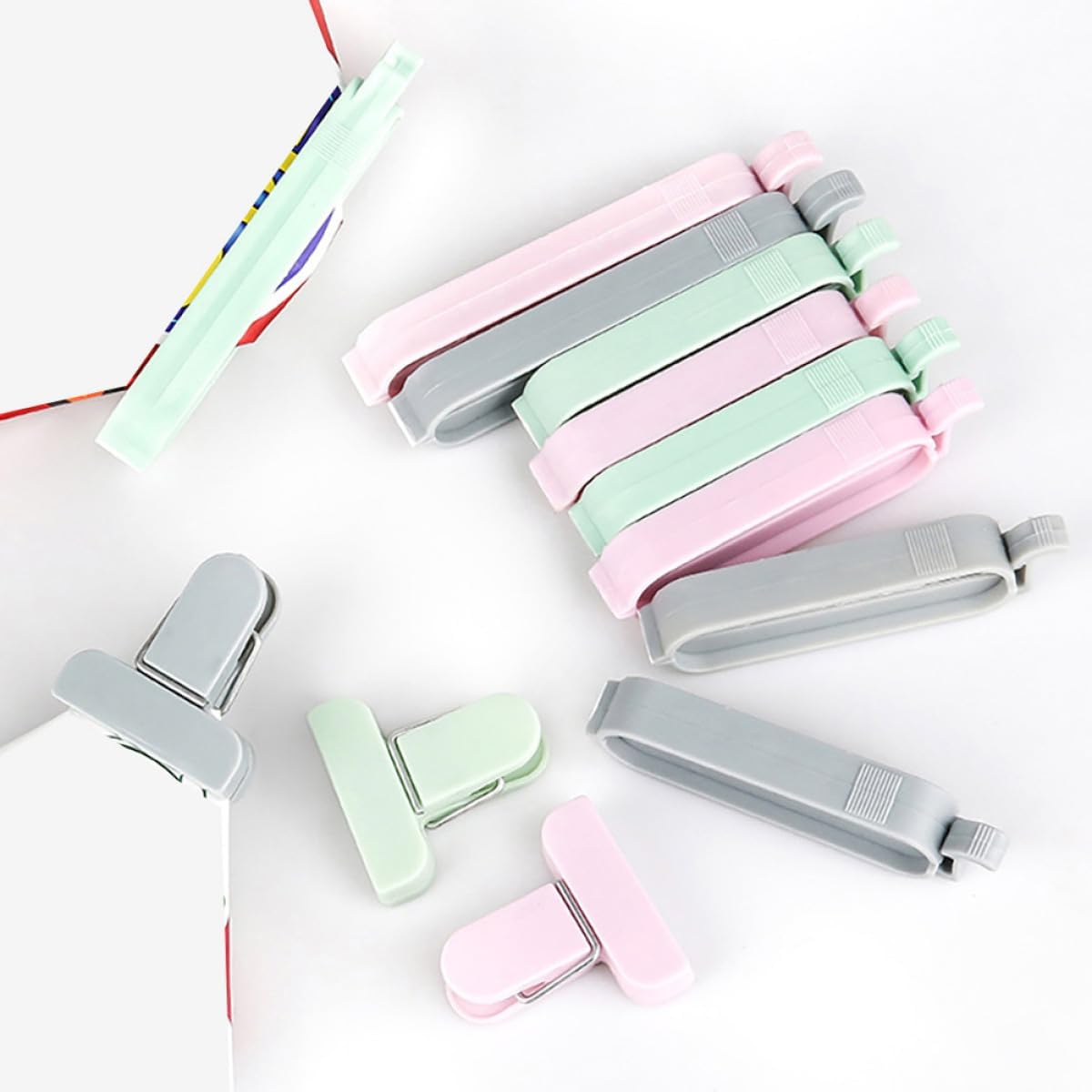 12pcs Plastic Bag Clips Sealin - огляд і ціна Food Storage Plastic Bag