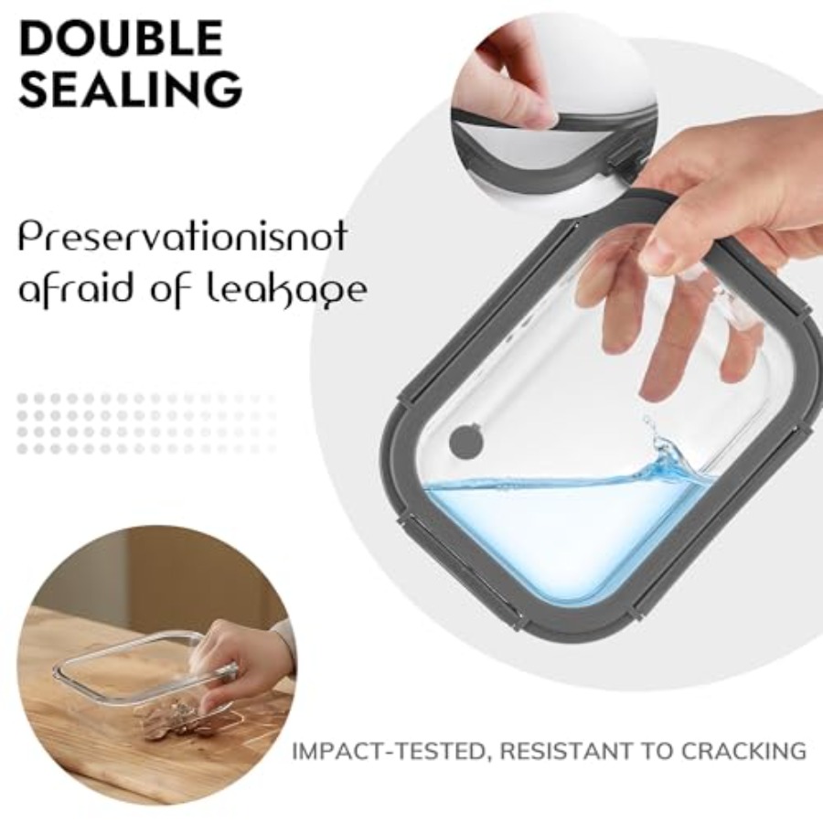 10-Pack Glass Food Storage Con - огляд і ціна Food Storage Glass