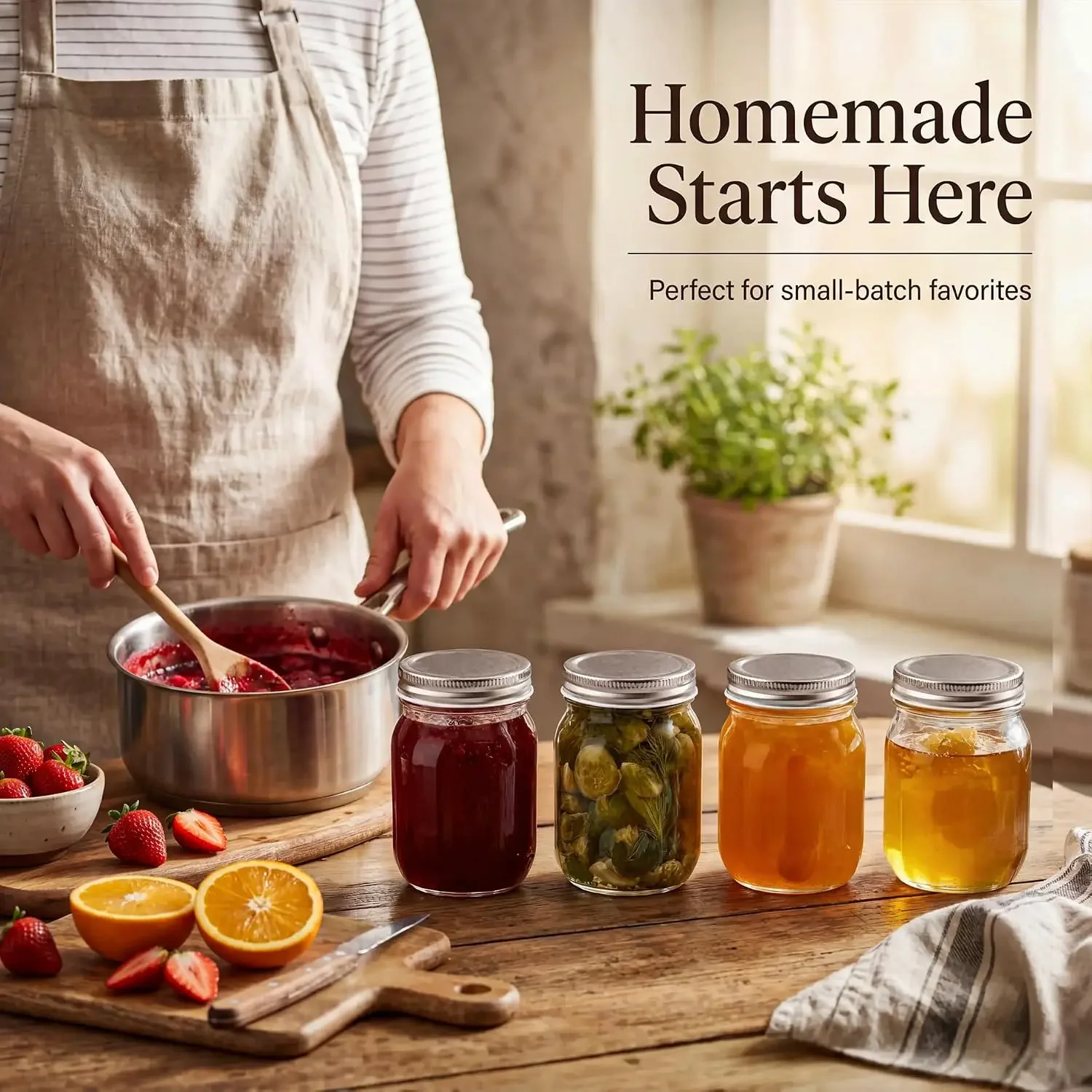 Glass Regular Mouth Mason Jars - огляд і ціна Food Storage Jars Plastic