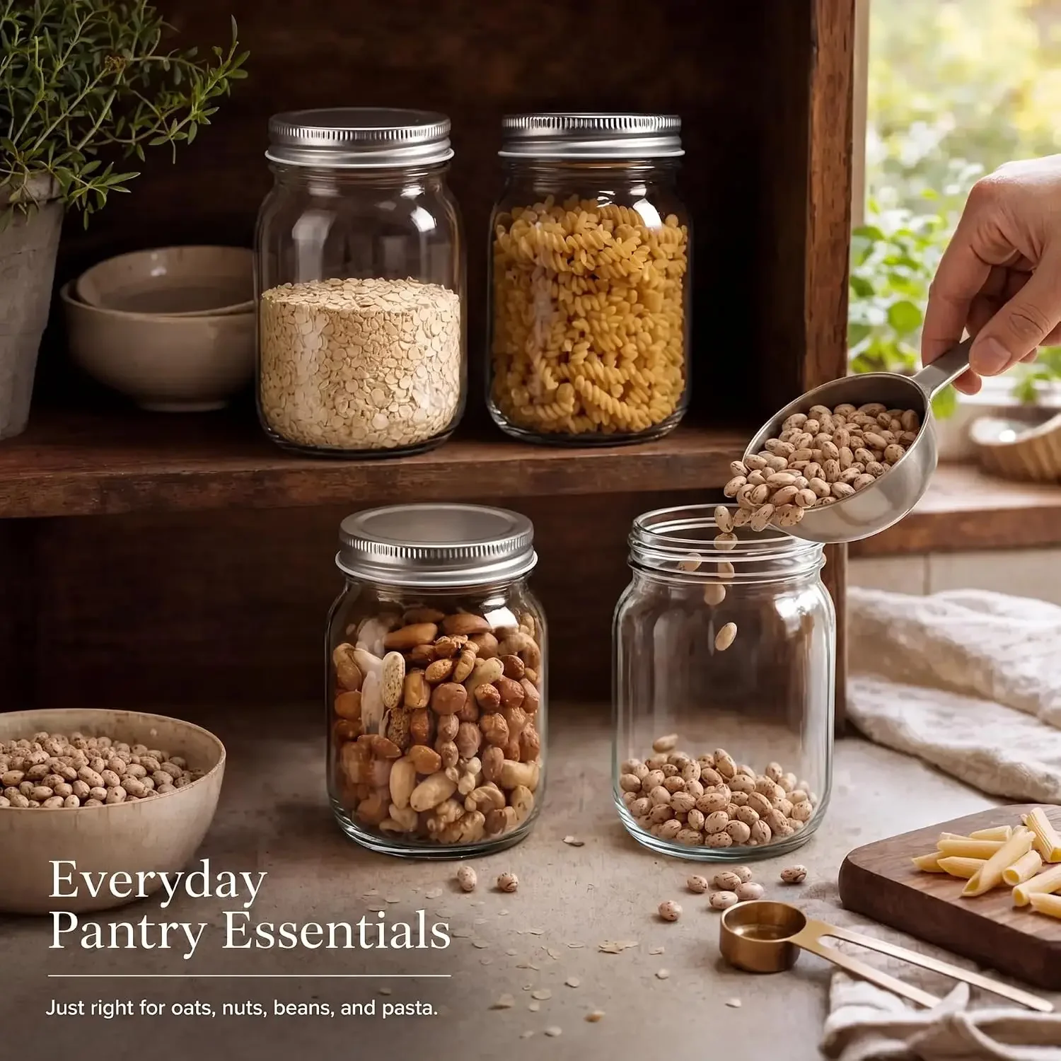 Glass Regular Mouth Mason Jars - огляд і ціна Food Storage Jars Plastic