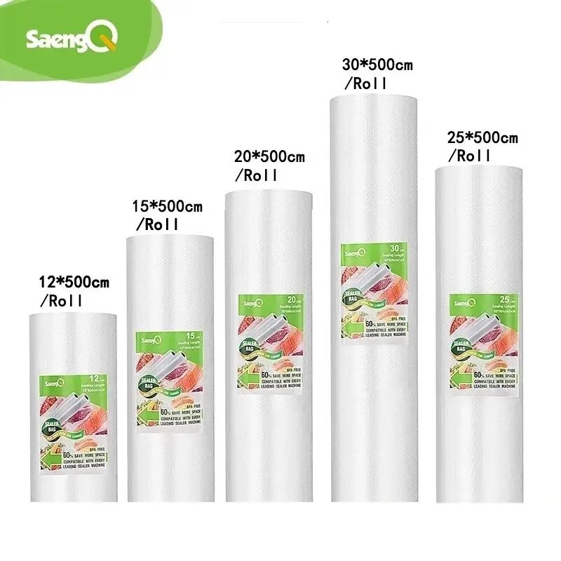 SaengQ Vacuum Bags for Food Va - огляд і ціна Food Storage Plastic Bag