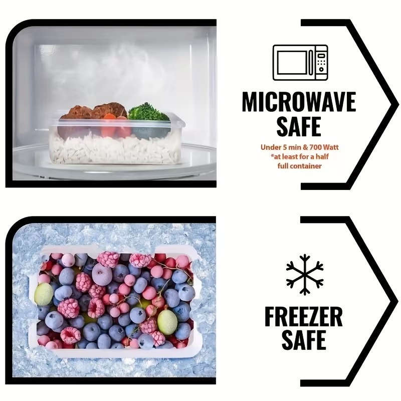 4-Piece Clear Food Storage Con - огляд і ціна Food Storage Large