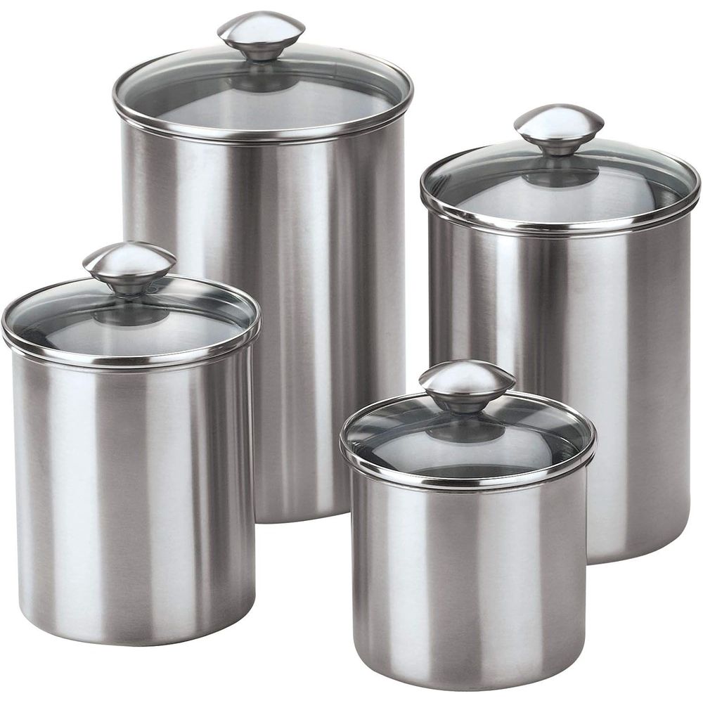 4-Piece Stainless Steel Food S - огляд і ціна Set Food Storage
