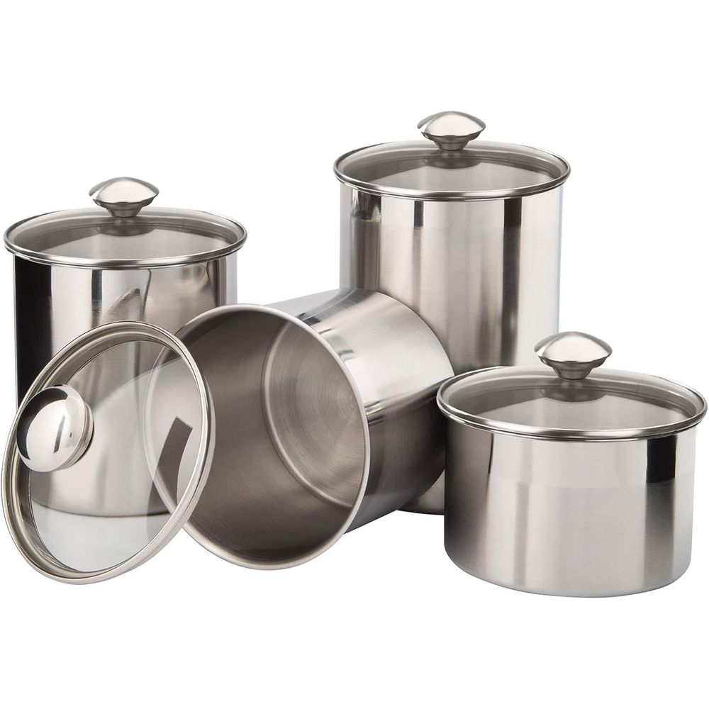 4-Piece Stainless Steel Food S - огляд і ціна Set Food Storage