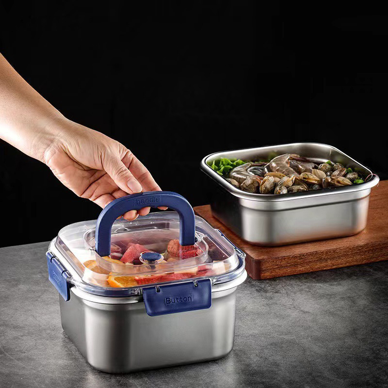 316Stainless Steel Salad Fruit - огляд і ціна Food Storage Box Large