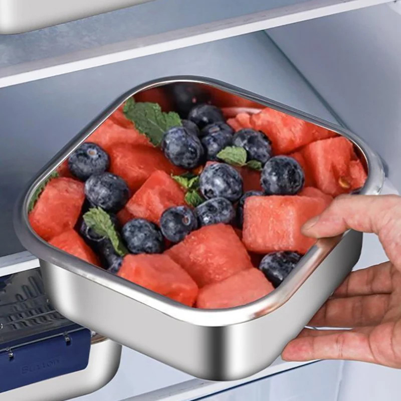 316Stainless Steel Salad Fruit - огляд і ціна Food Storage Box Large