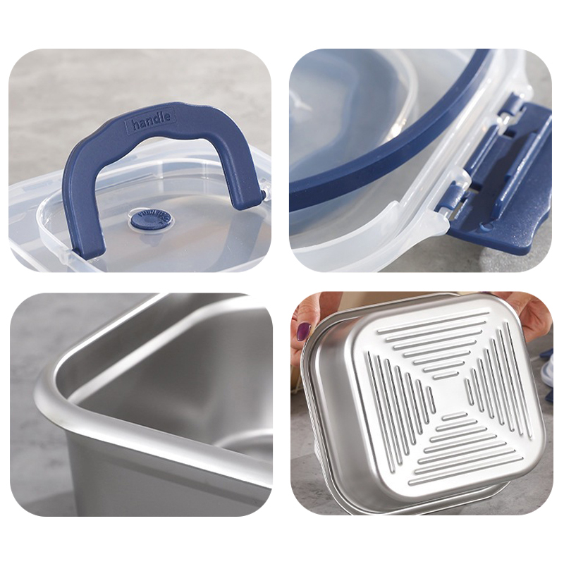316Stainless Steel Salad Fruit - огляд і ціна Food Storage Box Large