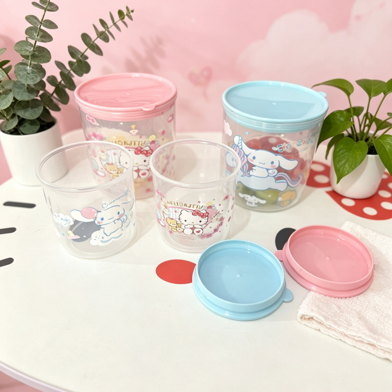 Hello Kitty Kuromi Cartoon Sto - огляд і ціна Food Storage Jars Plastic