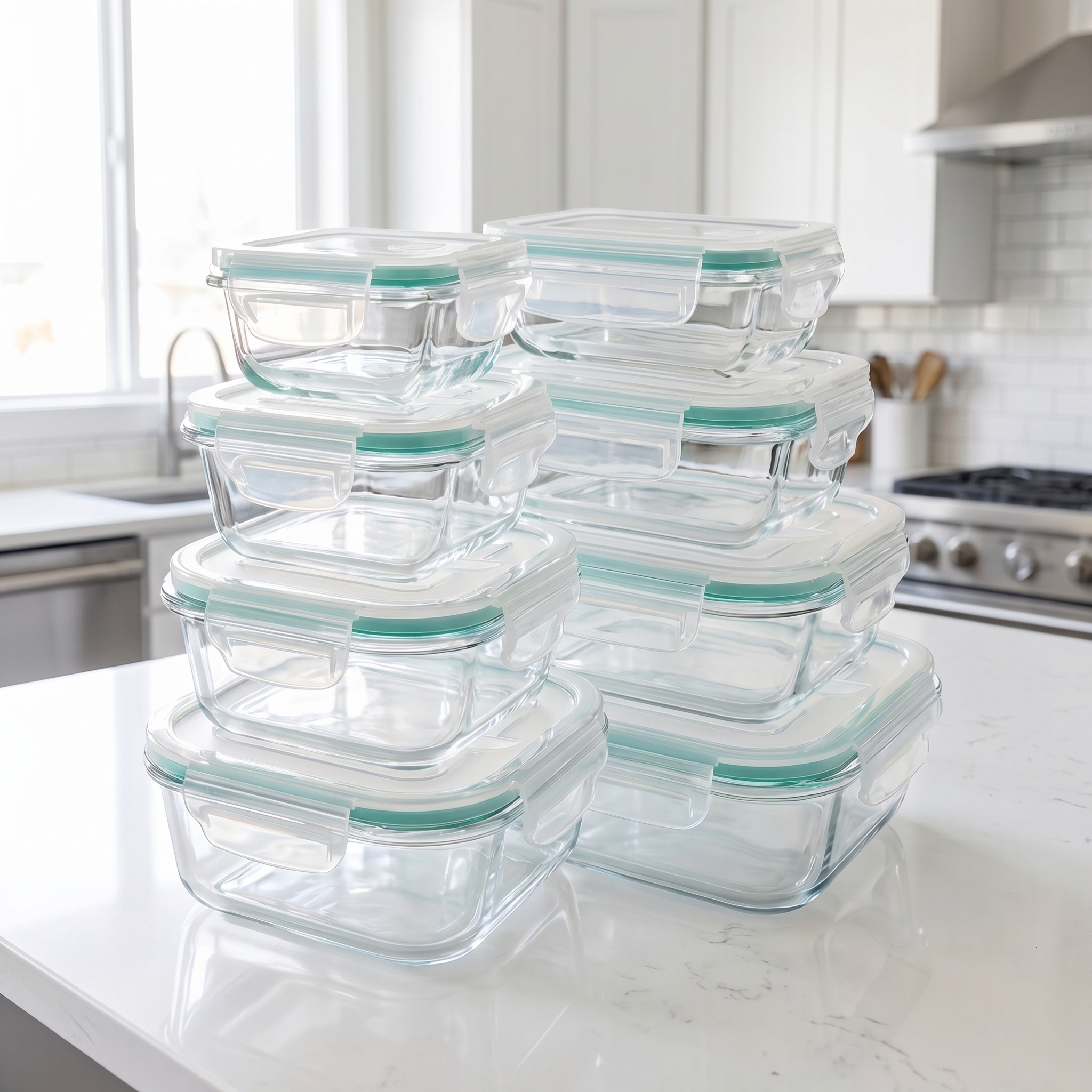 A set of 8 food storage contai - огляд і ціна Food Storage Cupboard