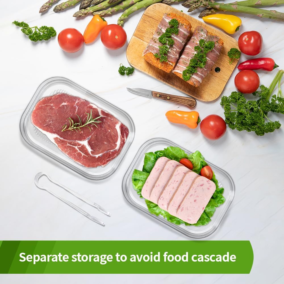 Deli Meat Container for Fridge - огляд і ціна Food Storage Stackable Containers