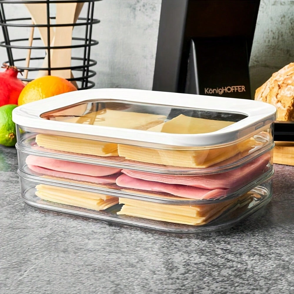 Stackable Meat Freezer Set Wit - огляд і ціна Food Storage And Safety