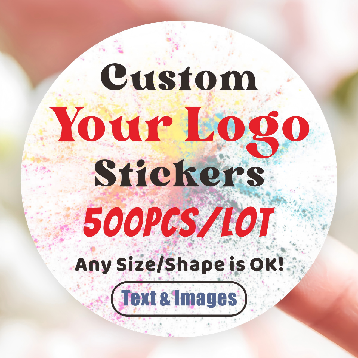 500PCS Custom Stickers Customi - огляд і ціна Food Storage Label
