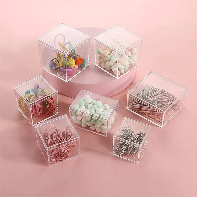 12 PCS Transparent Acrylic Box - огляд і ціна Food Storage Quart