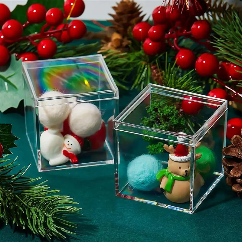 12 PCS Transparent Acrylic Box - огляд і ціна Food Storage Quart