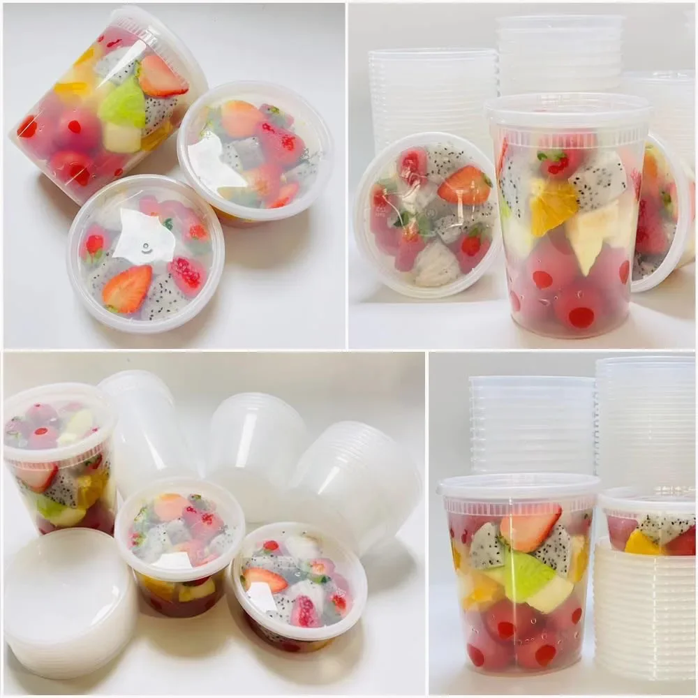 24pcs Deli Food Storage Contai - огляд і ціна Food Storage Jars Plastic