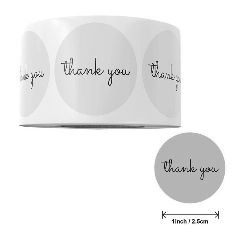 500 Thank You Stickers Roll 25 - огляд і ціна Food Storage Label