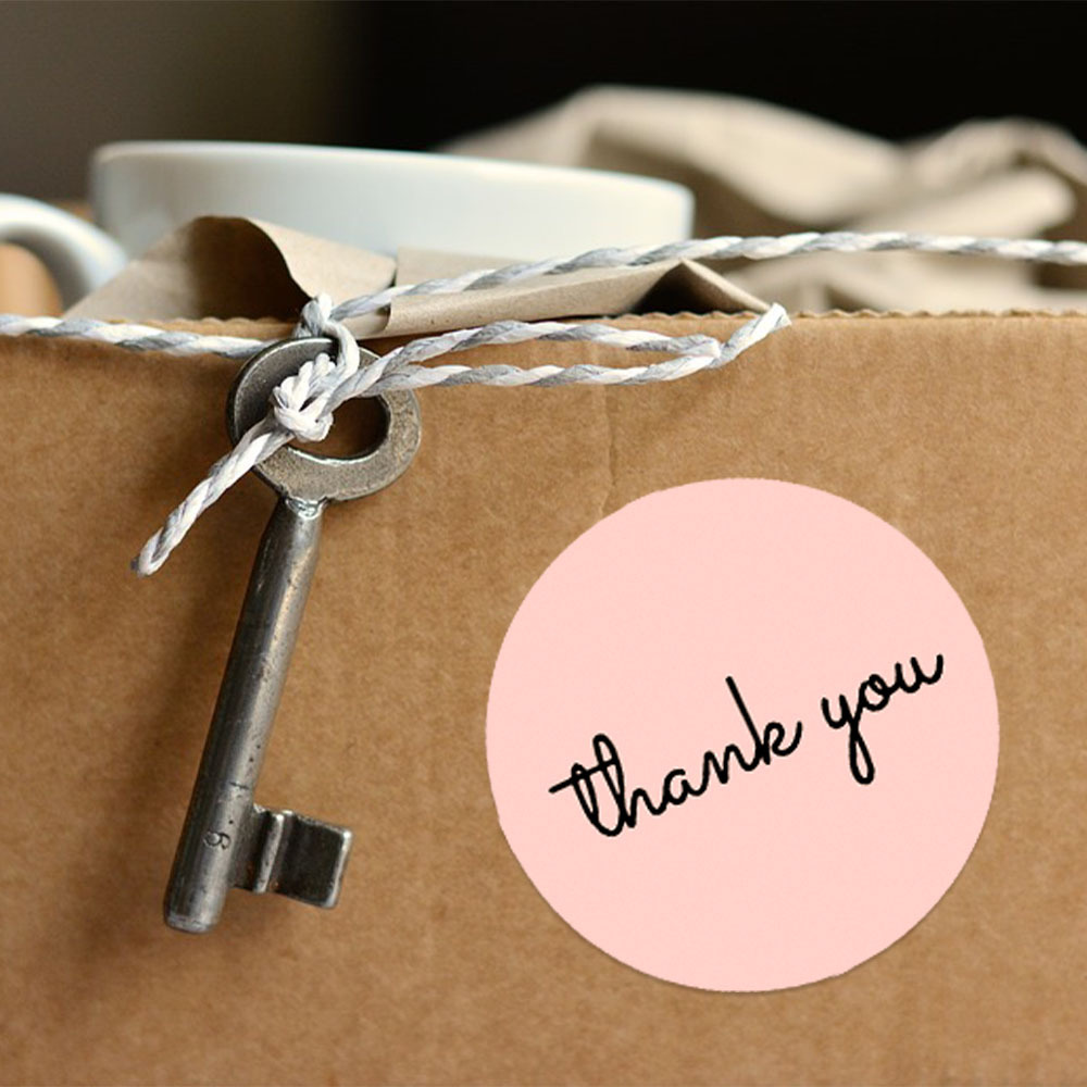 500 Thank You Stickers Roll 25 - огляд і ціна Food Storage Label
