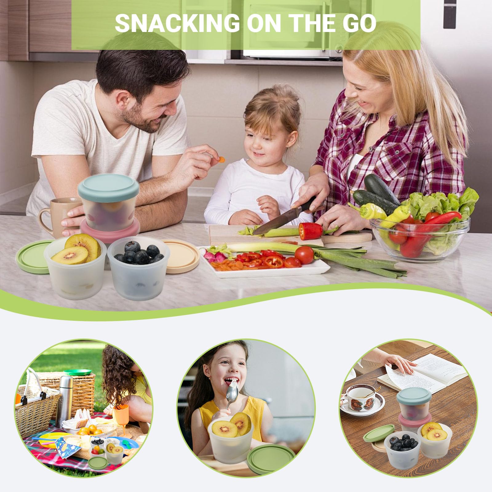 Food Grade Silicone Baby Food  - огляд і ціна Food Storage Cupboard