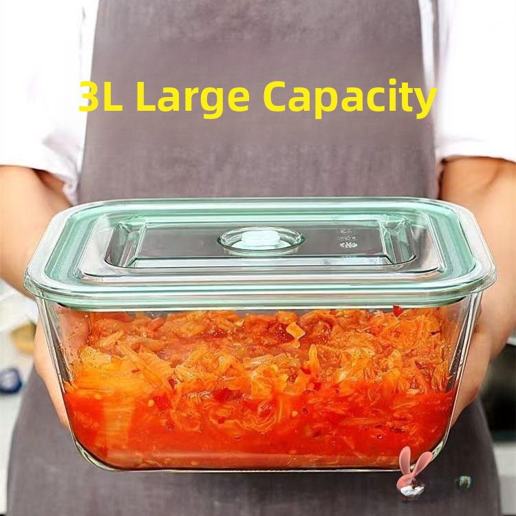 Large Capacity Glass Container - огляд і ціна Food Storage Box Large