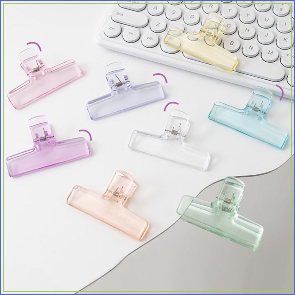 16 Pcs Clear Binder Clips, Pla - огляд і ціна Food Storage Plastic Bag