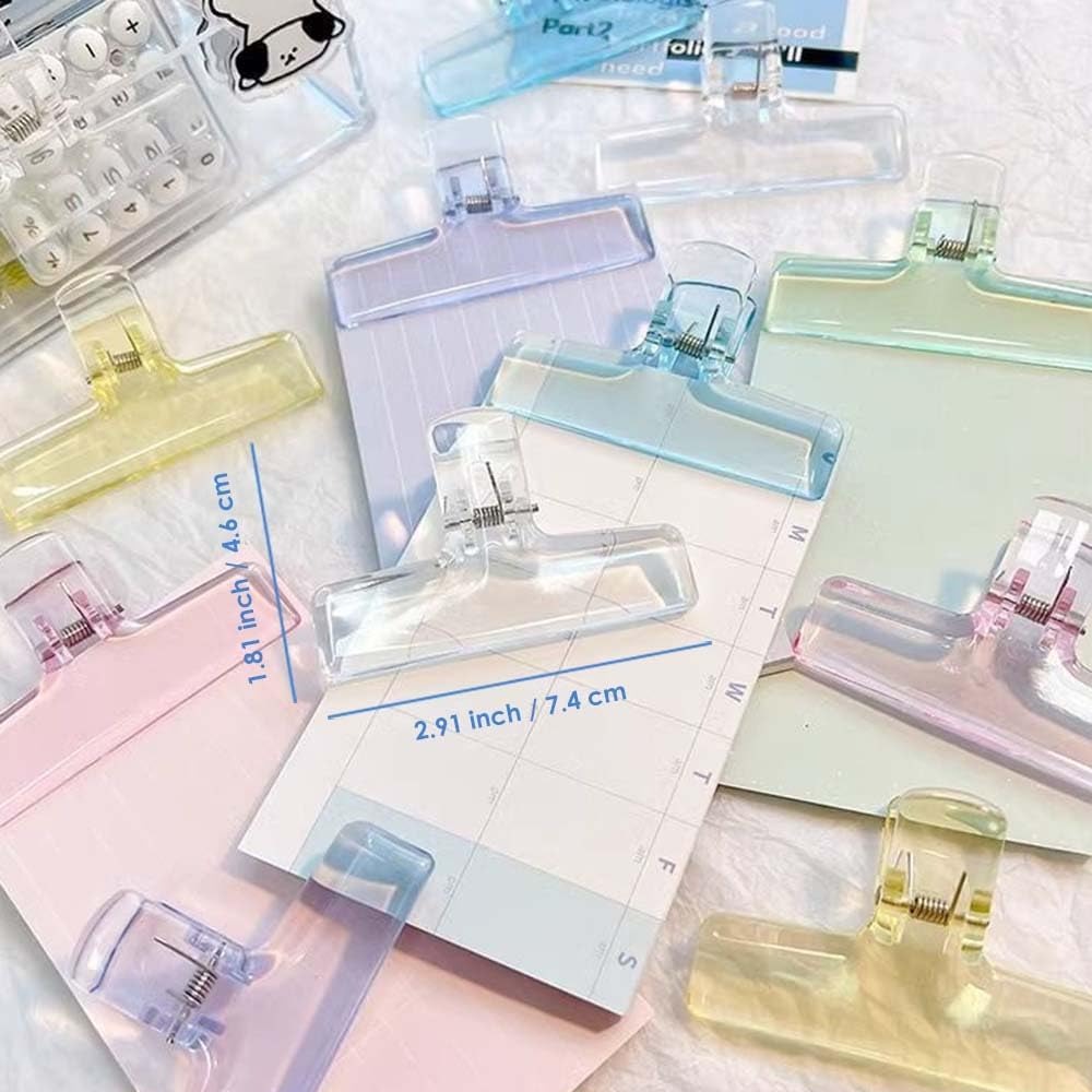 16 Pcs Clear Binder Clips, Pla - огляд і ціна Food Storage Plastic Bag