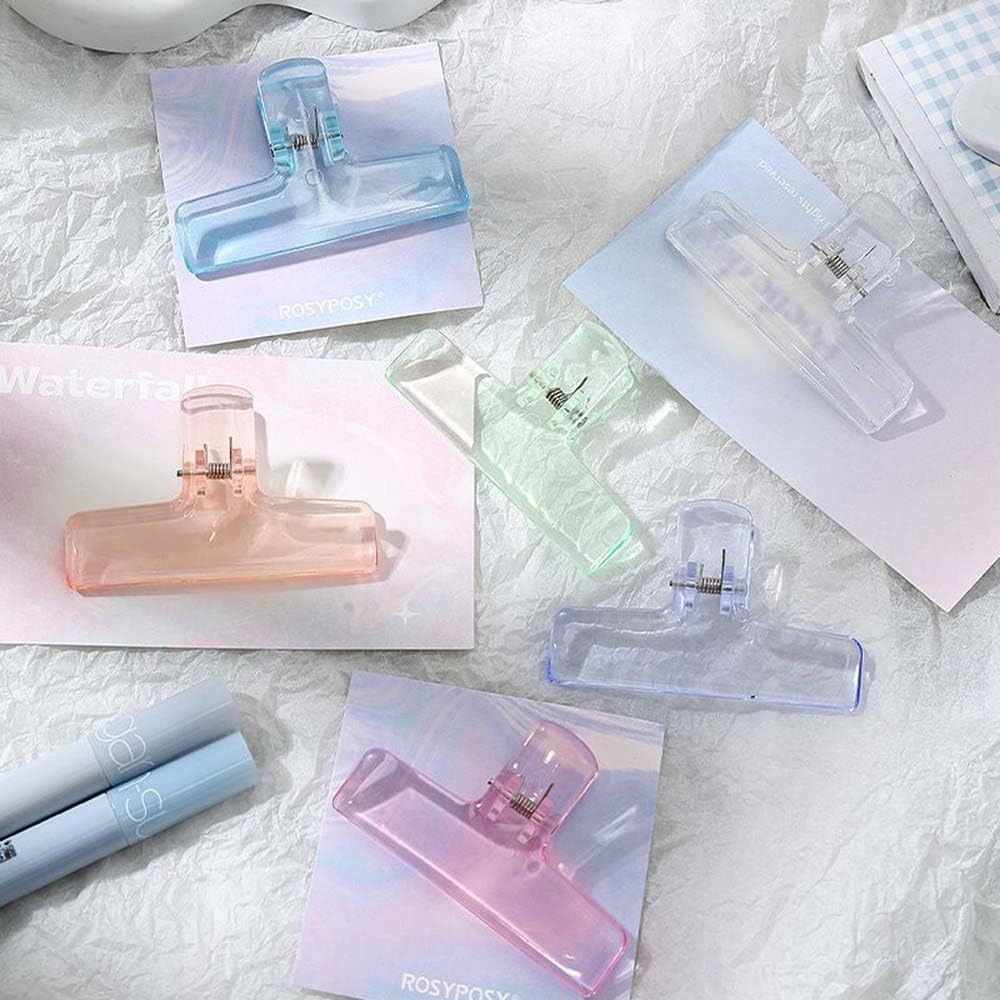 16 Pcs Clear Binder Clips, Pla - огляд і ціна Food Storage Plastic Bag