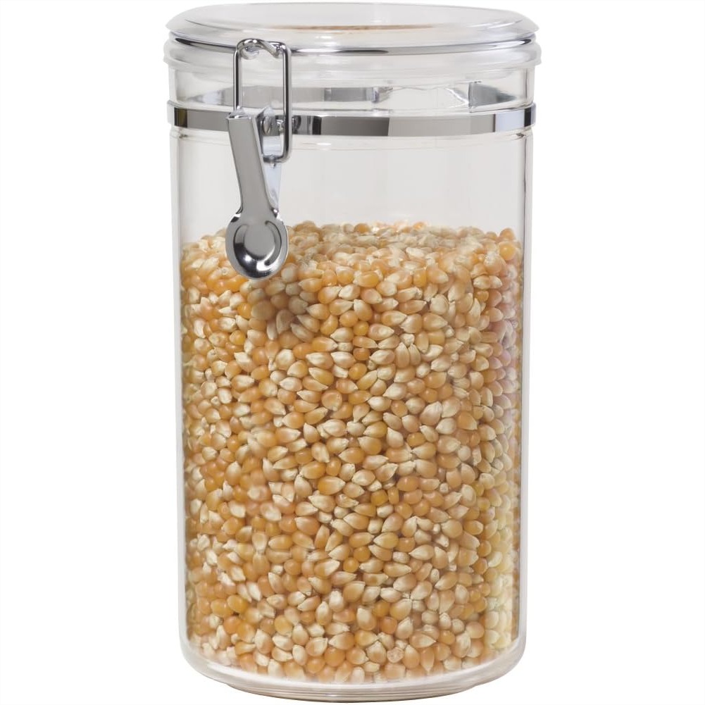 Large Clear Canister with Airt - огляд і ціна Food Storage Pantry