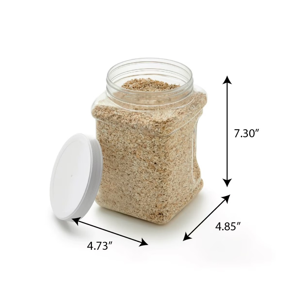 2-Pack Extra Large 4 Quart Cle - огляд і ціна Food Storage Jars Plastic